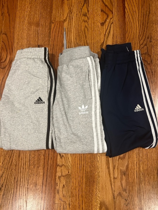 adidas Other - adidas Kids Sweatpants Trio - Gray & Navy